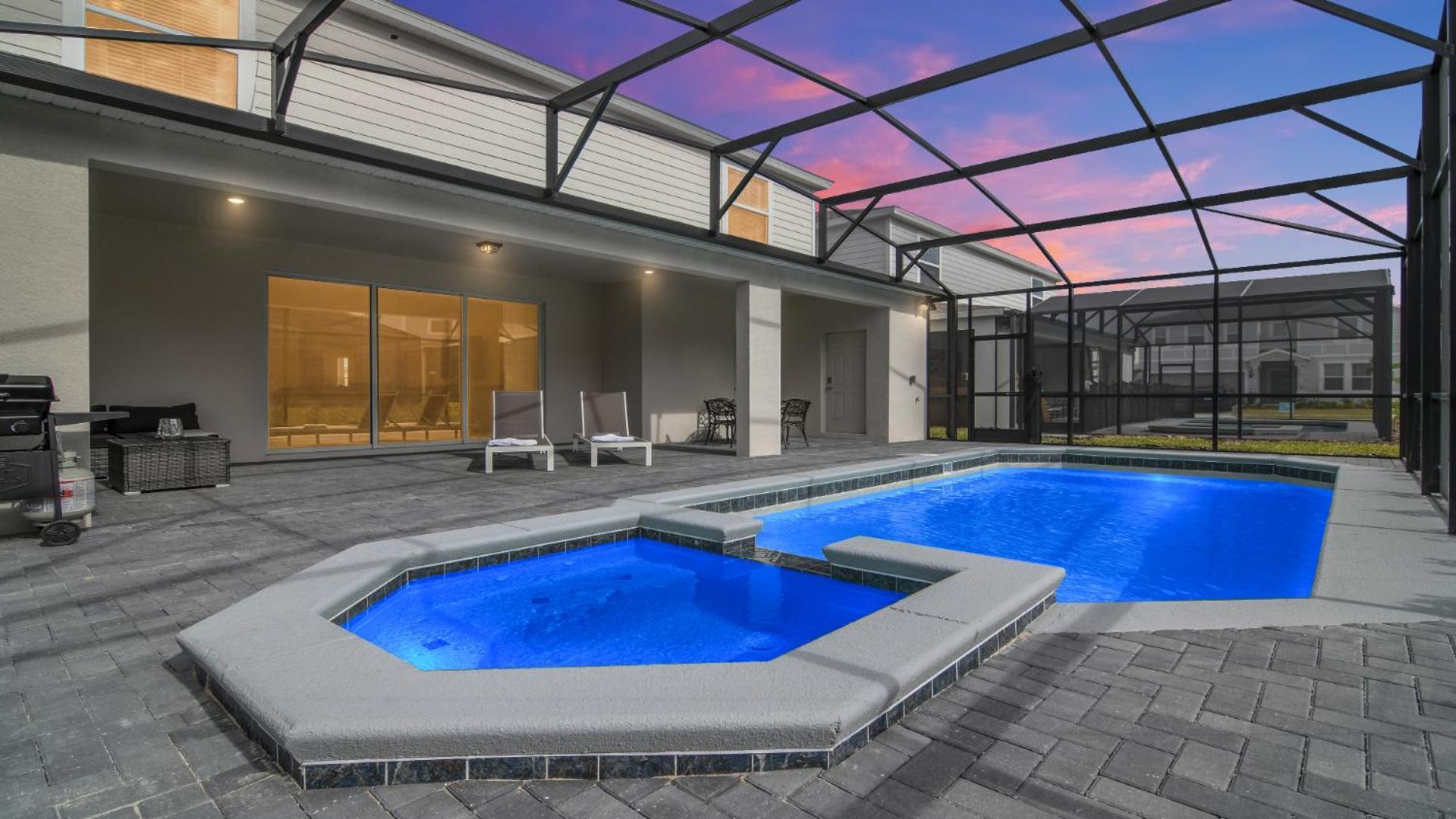 Magical Mansion 10 Bedroom W Pool Near Disney Davenport Exterior photo